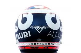 The helmet of Pierre Gasly (FRA) AlphaTauri. 12.03.2020. Formula 1 World Championship, Rd 1, Australian Grand Prix, Albert Park, Melbourne, Australia, Preparation Day.