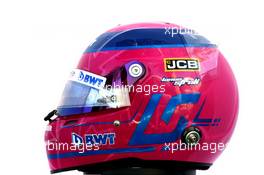 The helmet of Lance Stroll (CDN) Racing Point F1 Team. 12.03.2020. Formula 1 World Championship, Rd 1, Australian Grand Prix, Albert Park, Melbourne, Australia, Preparation Day.