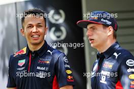 (L to R): Alexander Albon (THA) Red Bull Racing with team mate Max Verstappen (NLD) Red Bull Racing. 12.03.2020. Formula 1 World Championship, Rd 1, Australian Grand Prix, Albert Park, Melbourne, Australia, Preparation Day.