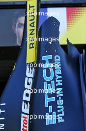 Renault F1 Team RS20 engine cover. 12.03.2020. Formula 1 World Championship, Rd 1, Australian Grand Prix, Albert Park, Melbourne, Australia, Preparation Day.