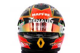 The helmet of Esteban Ocon (FRA) Renault F1 Team. 12.03.2020. Formula 1 World Championship, Rd 1, Australian Grand Prix, Albert Park, Melbourne, Australia, Preparation Day.