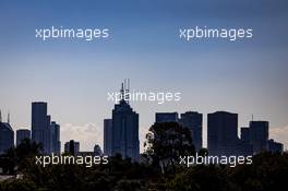 Scenic Melbourne skyline. 11.03.2020. Formula 1 World Championship, Rd 1, Australian Grand Prix, Albert Park, Melbourne, Australia, Preparation Day.