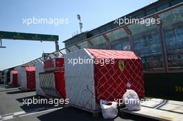 The F1 freight and preparations at the Ausralian Grand Prix.  10.03.2020. Formula 1 World Championship, Rd 1, Australian Grand Prix, Albert Park, Melbourne, Australia, Preparation Day.