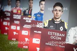 Circuit atmosphere - drivers boards - Esteban Ocon (FRA) Renault F1 Team. 11.03.2020. Formula 1 World Championship, Rd 1, Australian Grand Prix, Albert Park, Melbourne, Australia, Preparation Day.