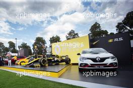 Esteban Ocon (FRA) Renault F1 Team and Daniel Ricciardo (AUS) Renault F1 Team - livery reveal. 11.03.2020. Formula 1 World Championship, Rd 1, Australian Grand Prix, Albert Park, Melbourne, Australia, Preparation Day.