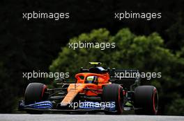 Lando Norris (GBR) McLaren MCL35. 03.07.2020. Formula 1 World Championship, Rd 1, Austrian Grand Prix, Spielberg, Austria, Practice Day.