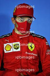 Charles Leclerc (MON) Ferrari in the post race FIA Press Conference. 05.07.2020. Formula 1 World Championship, Rd 1, Austrian Grand Prix, Spielberg, Austria, Race Day.