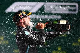 Race winner Valtteri Bottas (FIN) Mercedes AMG F1 celebrates on the podium. 05.07.2020. Formula 1 World Championship, Rd 1, Austrian Grand Prix, Spielberg, Austria, Race Day.