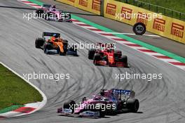 Sergio Perez (MEX) Racing Point F1 Team RP19. 05.07.2020. Formula 1 World Championship, Rd 1, Austrian Grand Prix, Spielberg, Austria, Race Day.