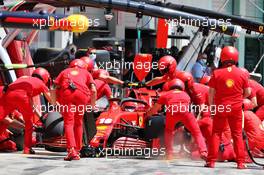 Charles Leclerc (MON) Ferrari SF1000 practices a pit stop. 04.07.2020. Formula 1 World Championship, Rd 1, Austrian Grand Prix, Spielberg, Austria, Qualifying Day.