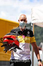 Dan Williams (GBR) Renault F1 Team Personal Trainer. 05.07.2020. Formula 1 World Championship, Rd 1, Austrian Grand Prix, Spielberg, Austria, Race Day.
