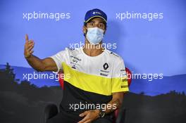 Daniel Ricciardo (AUS) Renault F1 Team in the FIA Press Conference. 02.07.2020. Formula 1 World Championship, Rd 1, Austrian Grand Prix, Spielberg, Austria, Preparation Day.