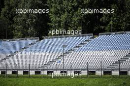 Circuit atmosphere - grandstand. 02.07.2020. Formula 1 World Championship, Rd 1, Austrian Grand Prix, Spielberg, Austria, Preparation Day.