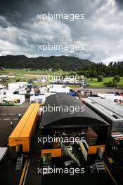 Renault F1 Team trucks in the paddock. 01.07.2020. Formula 1 World Championship, Rd 1, Austrian Grand Prix, Spielberg, Austria, Preparation Day.