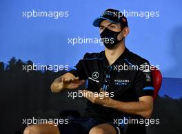 Nicholas Latifi (CDN) Williams Racing in the FIA Press Conference. 02.07.2020. Formula 1 World Championship, Rd 1, Austrian Grand Prix, Spielberg, Austria, Preparation Day.