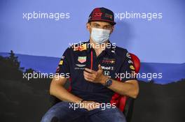 Max Verstappen (NLD) Red Bull Racing in the FIA Press Conference. 02.07.2020. Formula 1 World Championship, Rd 1, Austrian Grand Prix, Spielberg, Austria, Preparation Day.