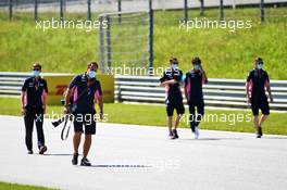Racing Point F1 Team walk the circuit. 02.07.2020. Formula 1 World Championship, Rd 1, Austrian Grand Prix, Spielberg, Austria, Preparation Day.
