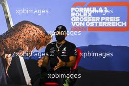 Lewis Hamilton (GBR) Mercedes AMG F1 in the FIA Press Conference. 02.07.2020. Formula 1 World Championship, Rd 1, Austrian Grand Prix, Spielberg, Austria, Preparation Day.