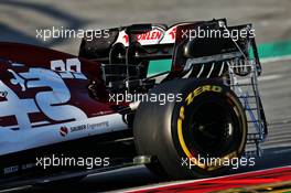 Alfa Romeo Racing C39 rear wing detail. 21.02.2020. Formula One Testing, Day Three, Barcelona, Spain. Friday.