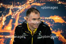 Alan Permane (GBR) Renault F1 Team Trackside Operations Director in the FIA Press Conference. 21.02.2020. Formula One Testing, Day Three, Barcelona, Spain. Friday.