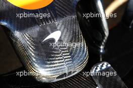 McLaren MCL35 nosecone. 21.02.2020. Formula One Testing, Day Three, Barcelona, Spain. Friday.