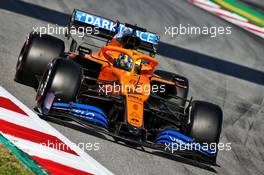 Lando Norris (GBR) McLaren MCL35. 20.02.2020. Formula One Testing, Day Two, Barcelona, Spain. Thursday.