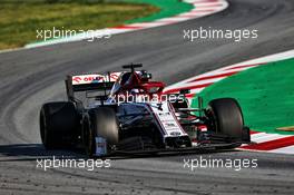 Kimi Raikkonen (FIN) Alfa Romeo Racing C39. 20.02.2020. Formula One Testing, Day Two, Barcelona, Spain. Thursday.