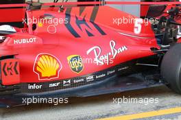 Ferrari SF1000 Engine cover and floor. 20.02.2020. Formula One Testing, Day Two, Barcelona, Spain. Thursday.