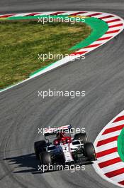 Kimi Raikkonen (FIN) Alfa Romeo Racing C39. 20.02.2020. Formula One Testing, Day Two, Barcelona, Spain. Thursday.