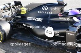 Renault F1 Team RS20 Engine cover and floor. 20.02.2020. Formula One Testing, Day Two, Barcelona, Spain. Thursday.
