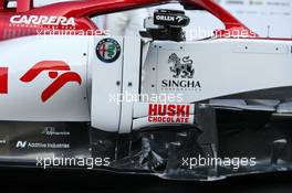 Alfa Romeo Racing C39 sidepod detail. 19.02.2020. Formula One Testing, Day One, Barcelona, Spain. Wednesday.