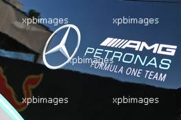 Mercedes AMG F1 logo. 19.02.2020. Formula One Testing, Day One, Barcelona, Spain. Wednesday.