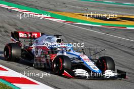 George Russell (GBR) Williams Racing FW43. 19.02.2020. Formula One Testing, Day One, Barcelona, Spain. Wednesday.