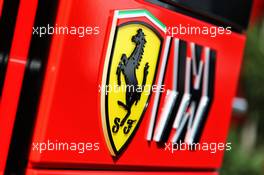 Ferrari logo. 19.02.2020. Formula One Testing, Day One, Barcelona, Spain. Wednesday.
