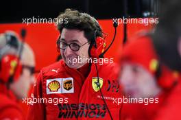 Mattia Binotto (ITA) Ferrari Team Principal. 19.02.2020. Formula One Testing, Day One, Barcelona, Spain. Wednesday.