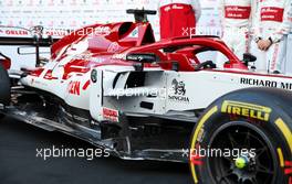 Alfa Romeo Racing C39 sidepod detail. 19.02.2020. Formula One Testing, Day One, Barcelona, Spain. Wednesday.