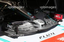 Mercedes AMG F1 Front Wing nose cone. 19.02.2020. Formula One Testing, Day One, Barcelona, Spain. Wednesday.