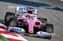 Sergio Perez (MEX) Racing Point F1 Team RP19. 19.02.2020. Formula One Testing, Day One, Barcelona, Spain. Wednesday.