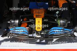 McLaren Front Wing nose cone. 19.02.2020. Formula One Testing, Day One, Barcelona, Spain. Wednesday.