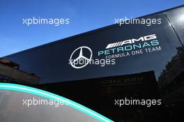 Mercedes AMG F1 logo. 19.02.2020. Formula One Testing, Day One, Barcelona, Spain. Wednesday.
