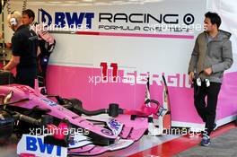 Sergio Perez (MEX) Racing Point F1 Team. 19.02.2020. Formula One Testing, Day One, Barcelona, Spain. Wednesday.