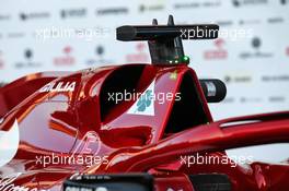 Alfa Romeo Racing C39 engine cover detail. 19.02.2020. Formula One Testing, Day One, Barcelona, Spain. Wednesday.
