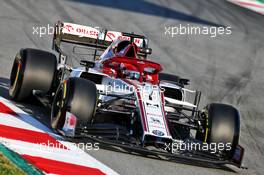 Kimi Raikkonen (FIN) Alfa Romeo Racing C39. 19.02.2020. Formula One Testing, Day One, Barcelona, Spain. Wednesday.