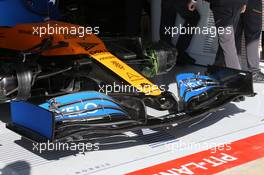 McLaren  Front Wing nose cone. 19.02.2020. Formula One Testing, Day One, Barcelona, Spain. Wednesday.