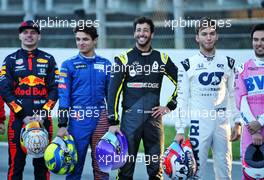 Daniel Ricciardo (AUS) Renault F1 Team at a drivers group photograph. 19.02.2020. Formula One Testing, Day One, Barcelona, Spain. Wednesday.