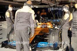Carlos Sainz Jr (ESP) McLaren MCL35. 19.02.2020. Formula One Testing, Day One, Barcelona, Spain. Wednesday.