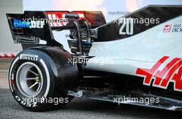Haas VF-20 rear floor detail. 19.02.2020. Formula One Testing, Day One, Barcelona, Spain. Wednesday.