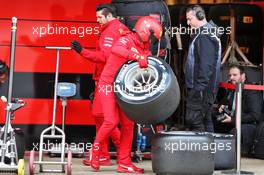 Ferrari practices a pit stop. 28.02.2020. Formula One Testing, Day Three, Barcelona, Spain. Friday.