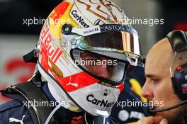 Max Verstappen (NLD) Red Bull Racing with Gianpiero Lambiase (ITA) Red Bull Racing Engineer. 28.02.2020. Formula One Testing, Day Three, Barcelona, Spain. Friday.