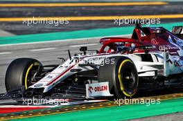 Kimi Raikkonen (FIN) Alfa Romeo Racing C39. 28.02.2020. Formula One Testing, Day Three, Barcelona, Spain. Friday.